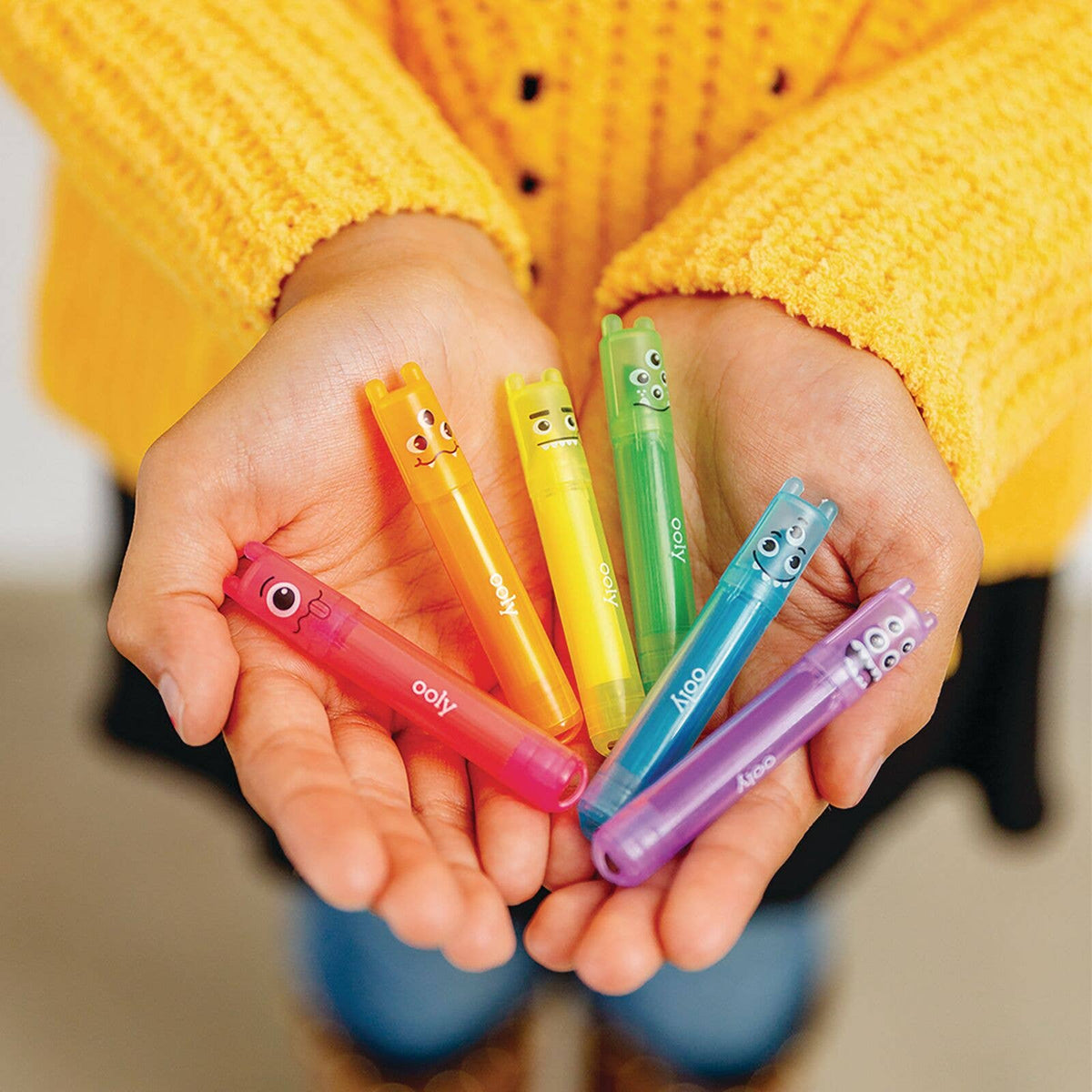 OOLY - Monster: Mini Scented Neon Highlighters (Display of 24 Units