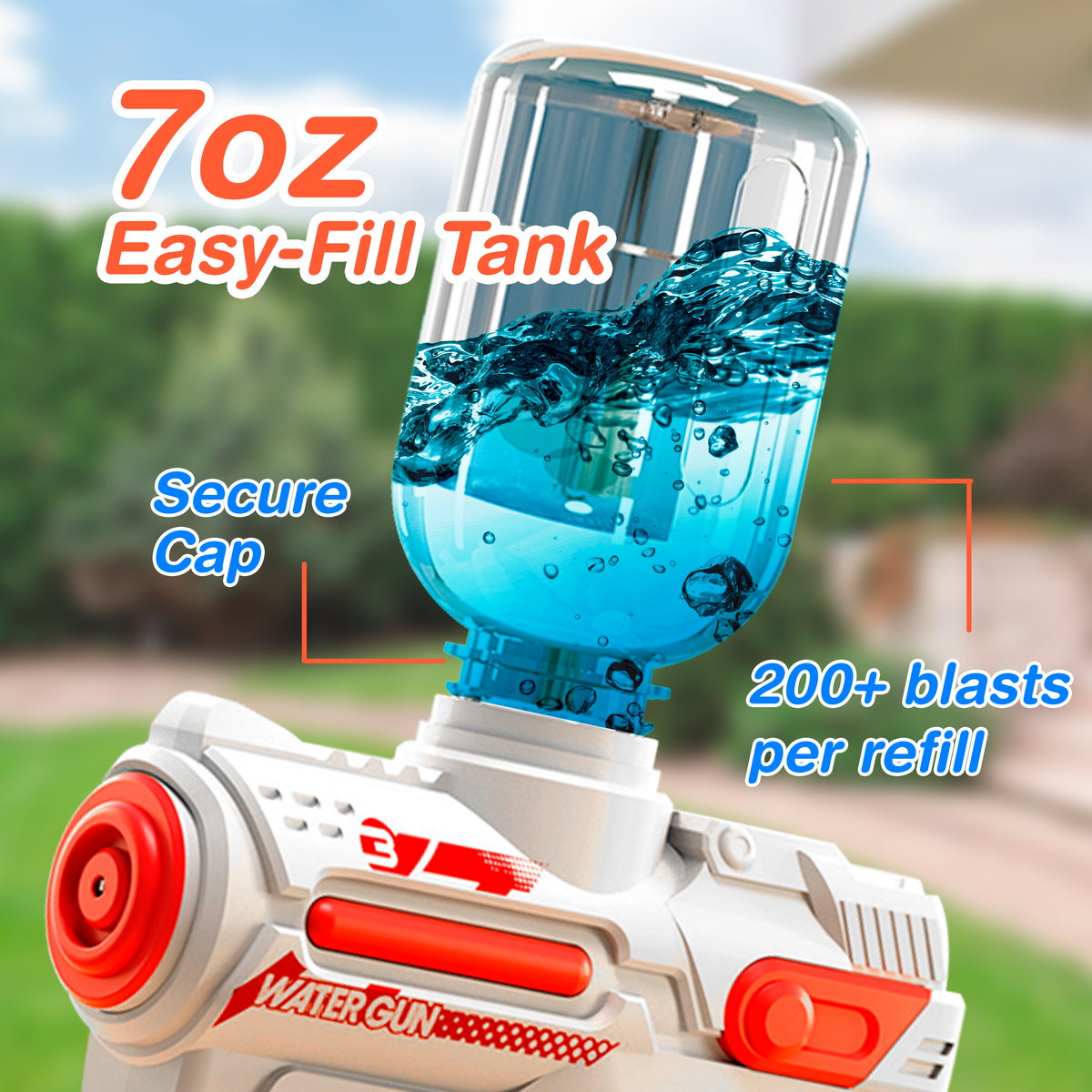 South Beach Bubbles - Light-Up Electric Water Blaster Two-Pack