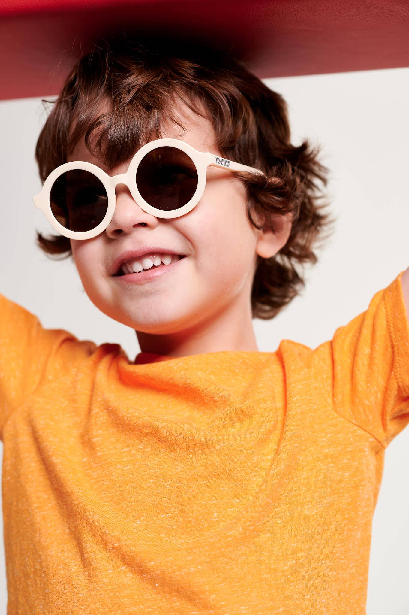 Babiators - Euro Round Baby and Kid Award Winning Sunglasses: Ages 3-5 / Sweet Cream