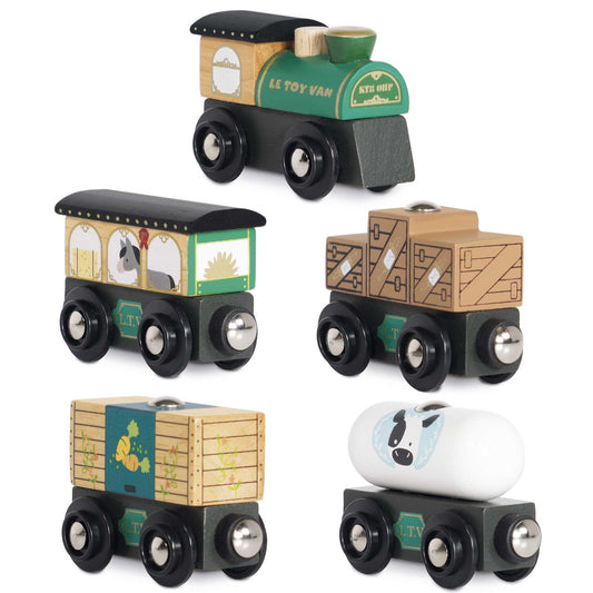 Le Toy Van, Inc. - Great Green Train & Goods Wagons