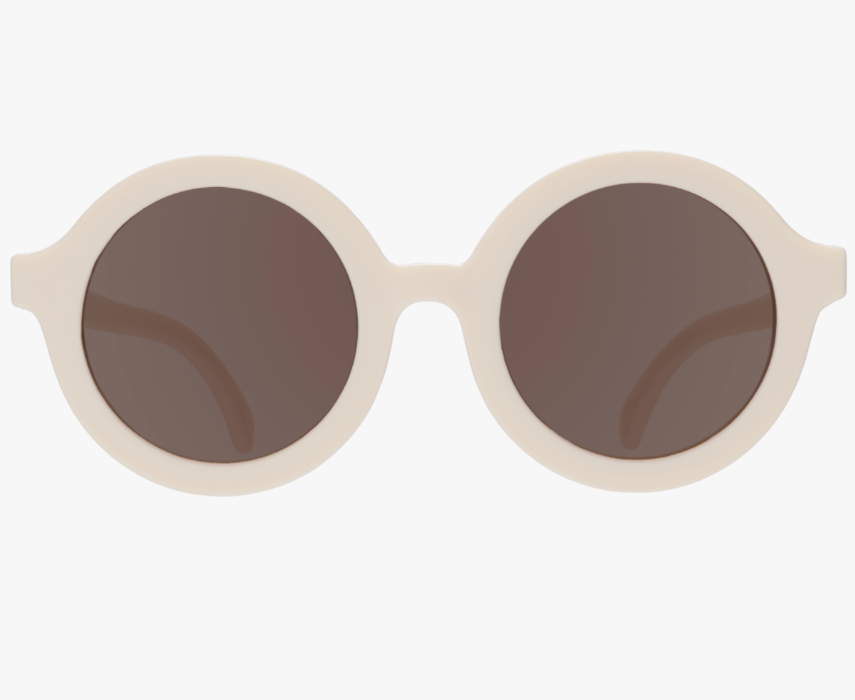 Babiators - Euro Round Baby and Kid Award Winning Sunglasses: Ages 3-5 / Sweet Cream