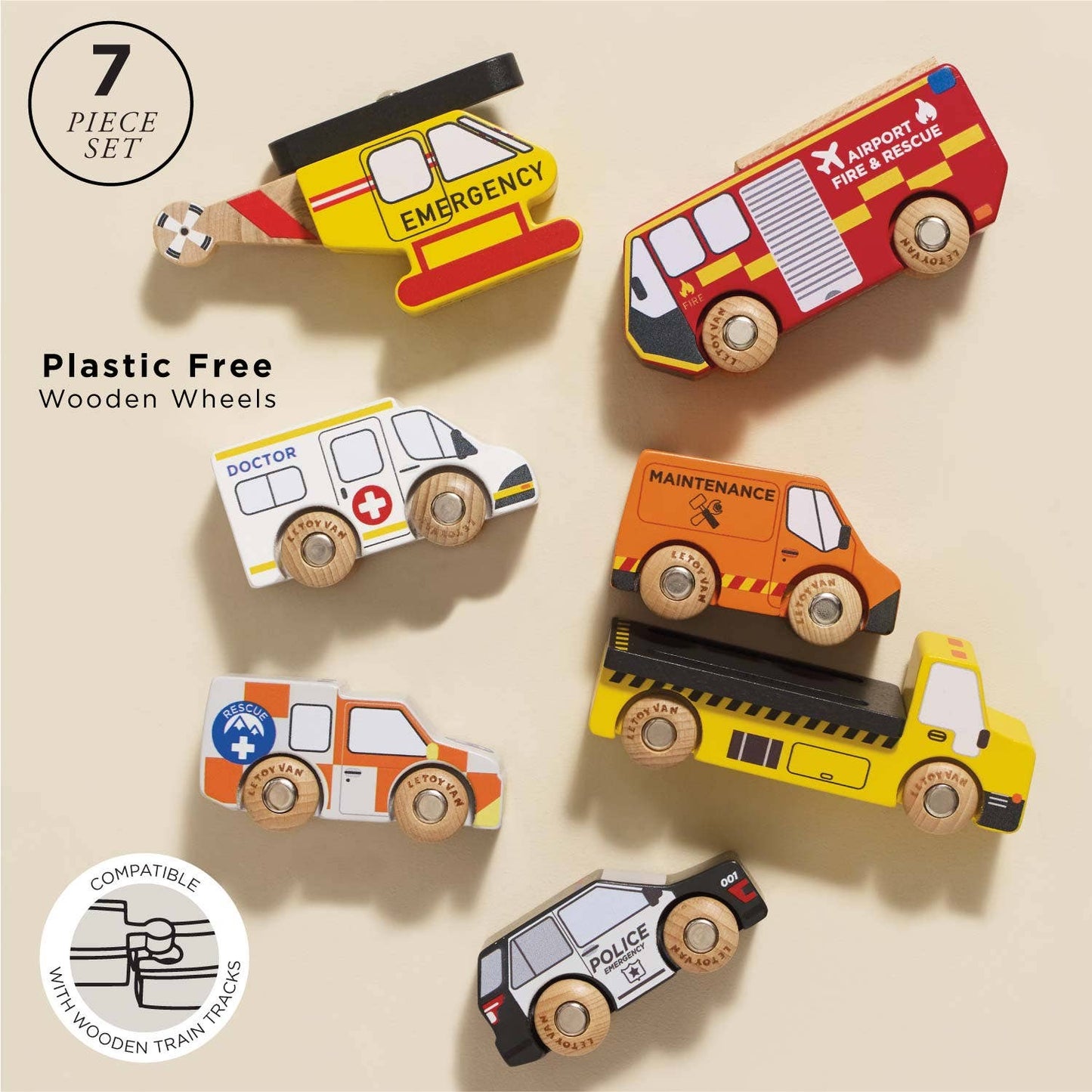 Le Toy Van, Inc. - Emergency Helicopter & Rescue Cars
