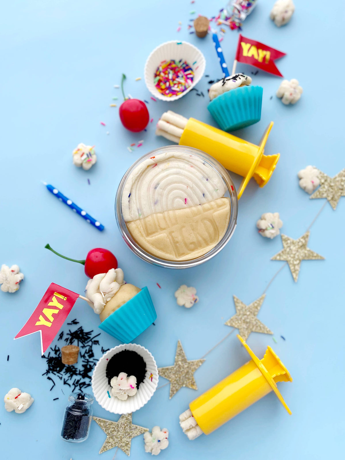Earth Grown KidDoughs (KidDoughs by EGKD) - Cupcake KidDough Play Kit