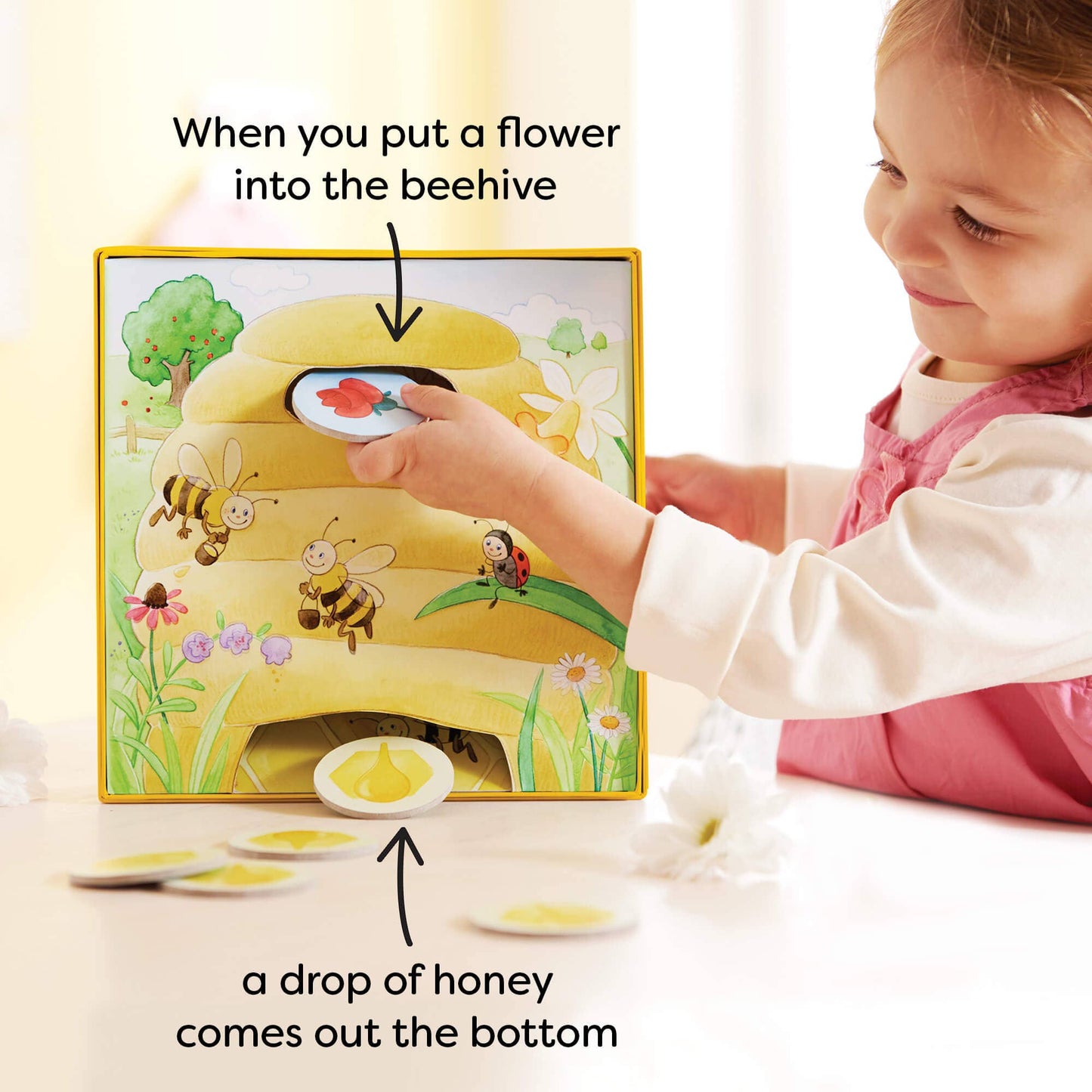 HABA USA - My Very First Games – Hanna Honeybee Early Learning Game