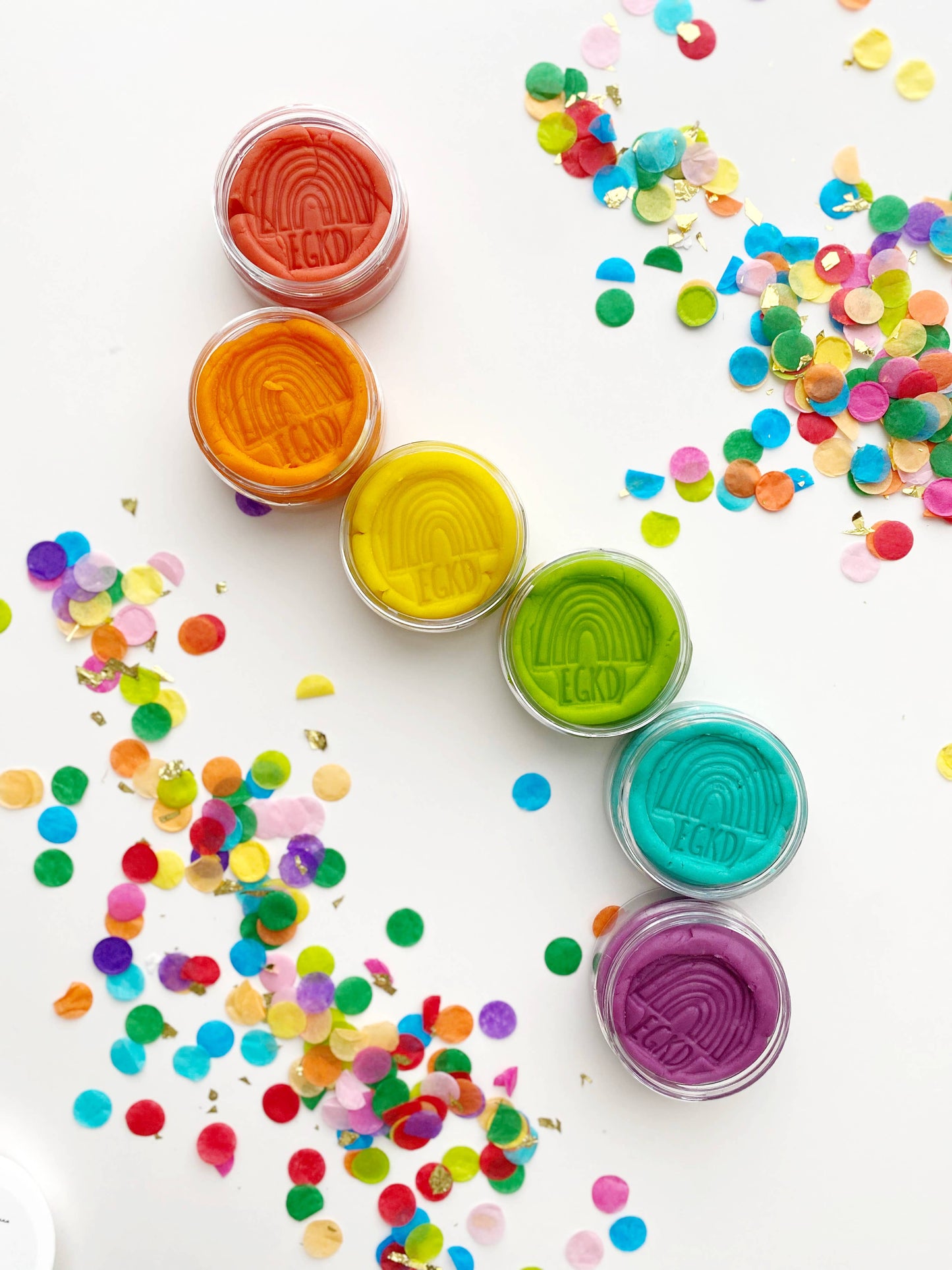 Earth Grown KidDoughs (KidDoughs by EGKD) - Mini KidDough Rainbow Set