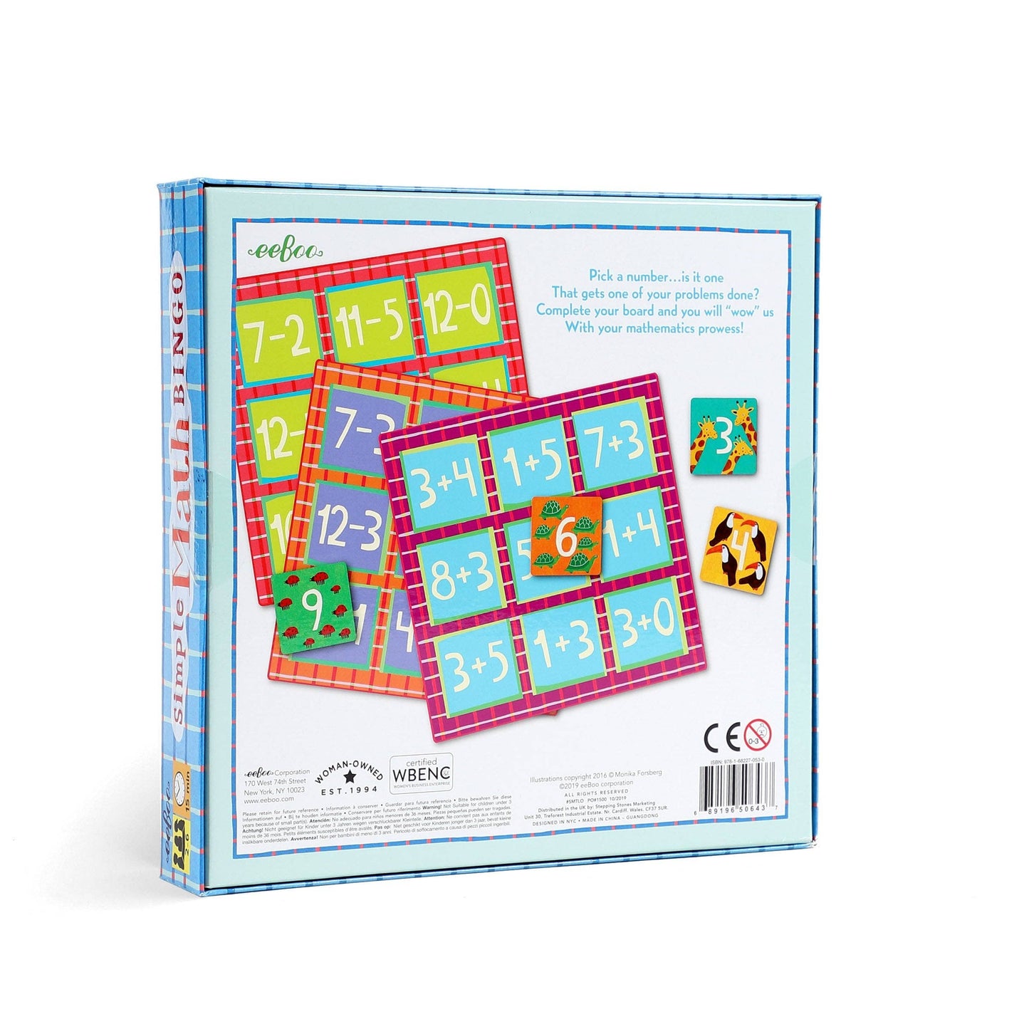 eeBoo - Simple Math Bingo