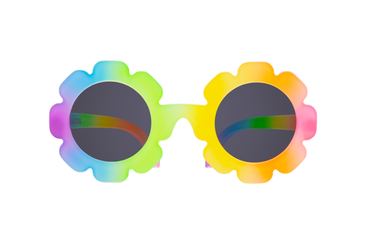 Babiators - Baby Sunglasses Original Flower: Flower Power | Smoke Lenses: Ages 3-5