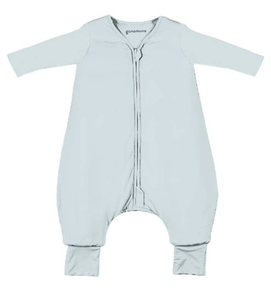 gunamuna - SS26 LONG SLEEVE FOOTIE SLEEP BAG : Ocean / 18-36M / 0.5