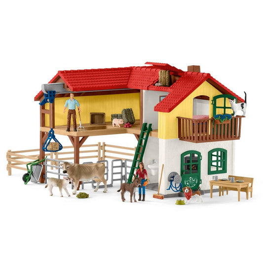 Schleich - Large Farm House Farm Figurine Toys Play Set