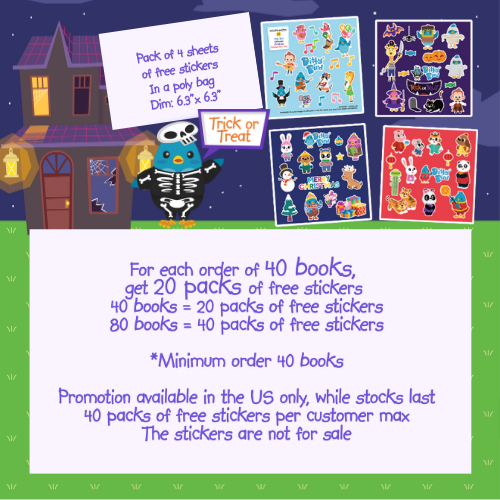 Ditty Bird - PROMO New Retailers|Buy 40 books, Get Free Stickers+Display