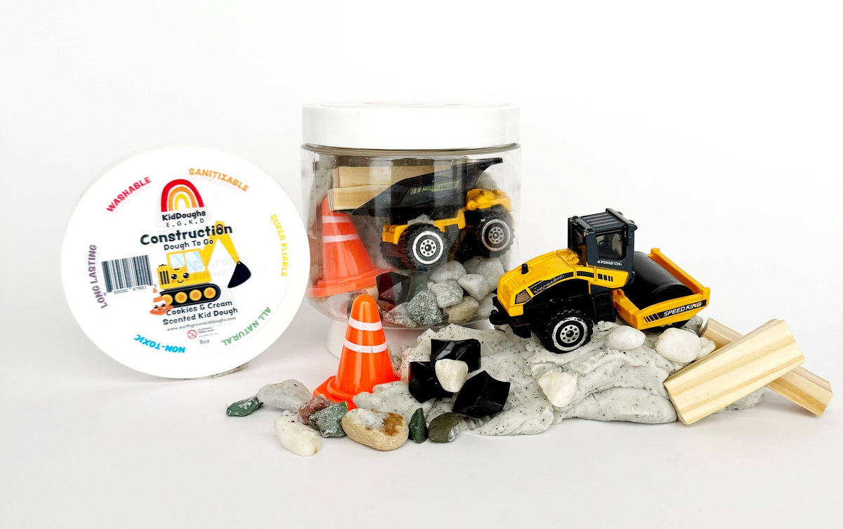 Earth Grown KidDoughs (KidDoughs by EGKD) - Construction Dough-To-Go