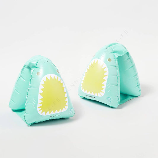 Sunnylife - Salty the Shark Float Bands Aqua