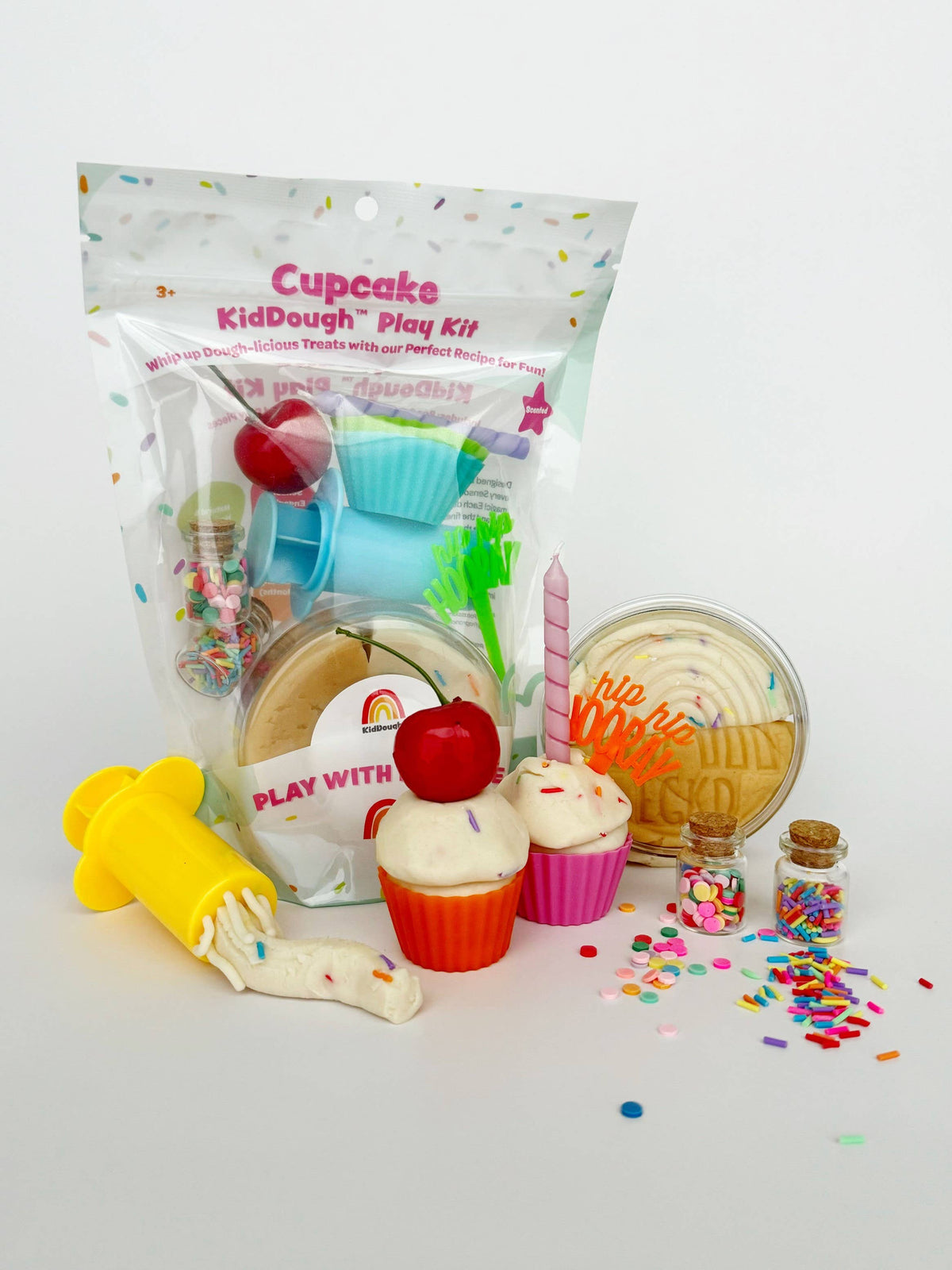 Earth Grown KidDoughs (KidDoughs by EGKD) - Cupcake KidDough Play Kit