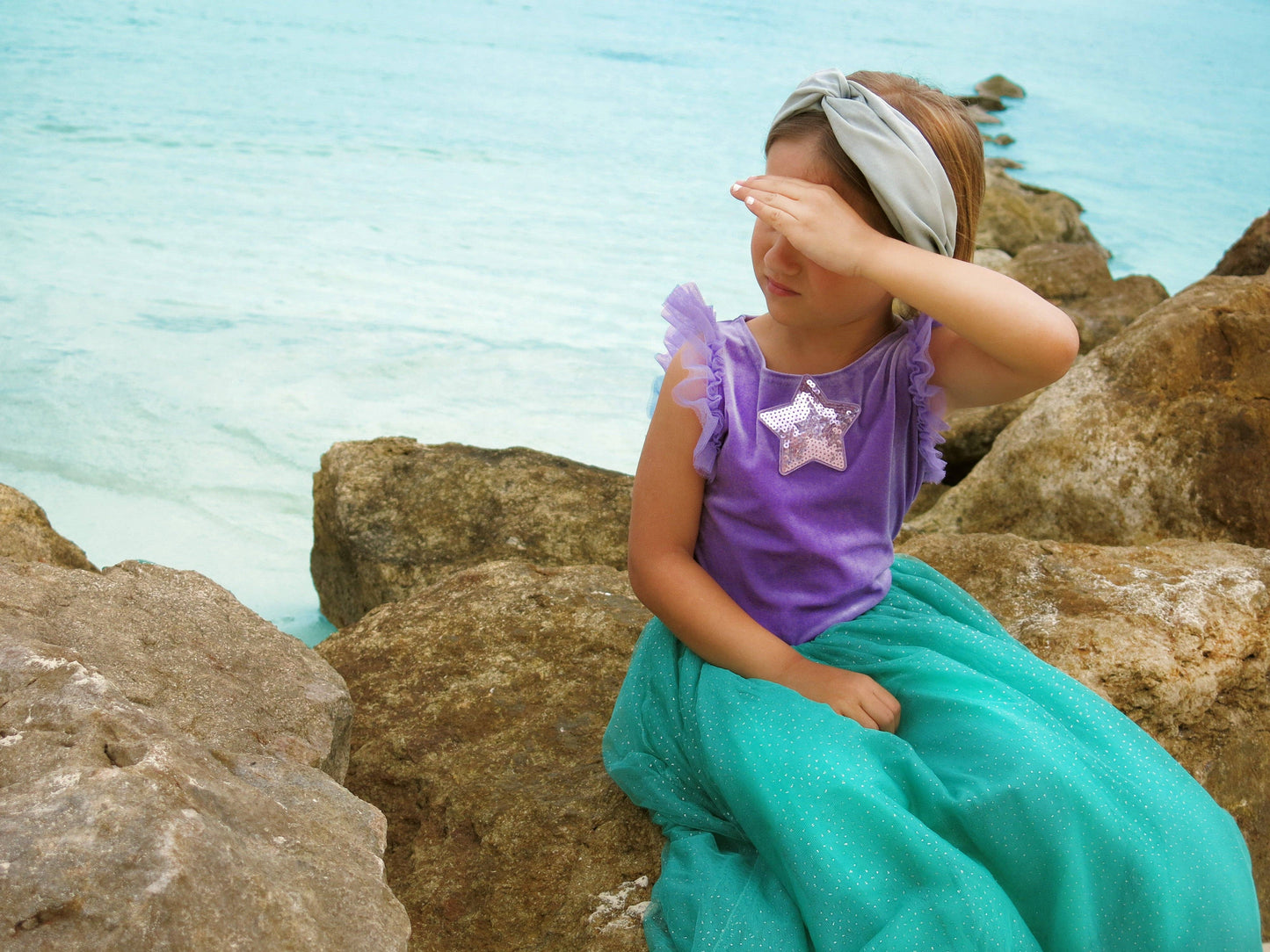 Joy Costumes by Teresita Orillac - The Mermaid Princess costume dress: M (6-8 years)