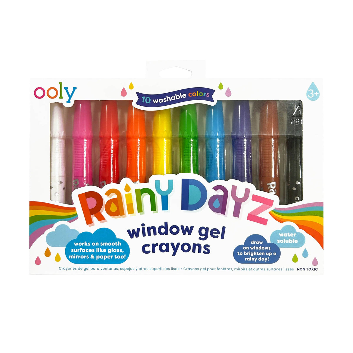 OOLY - Rainy Dayz: Gel Crayons (Set of 10)