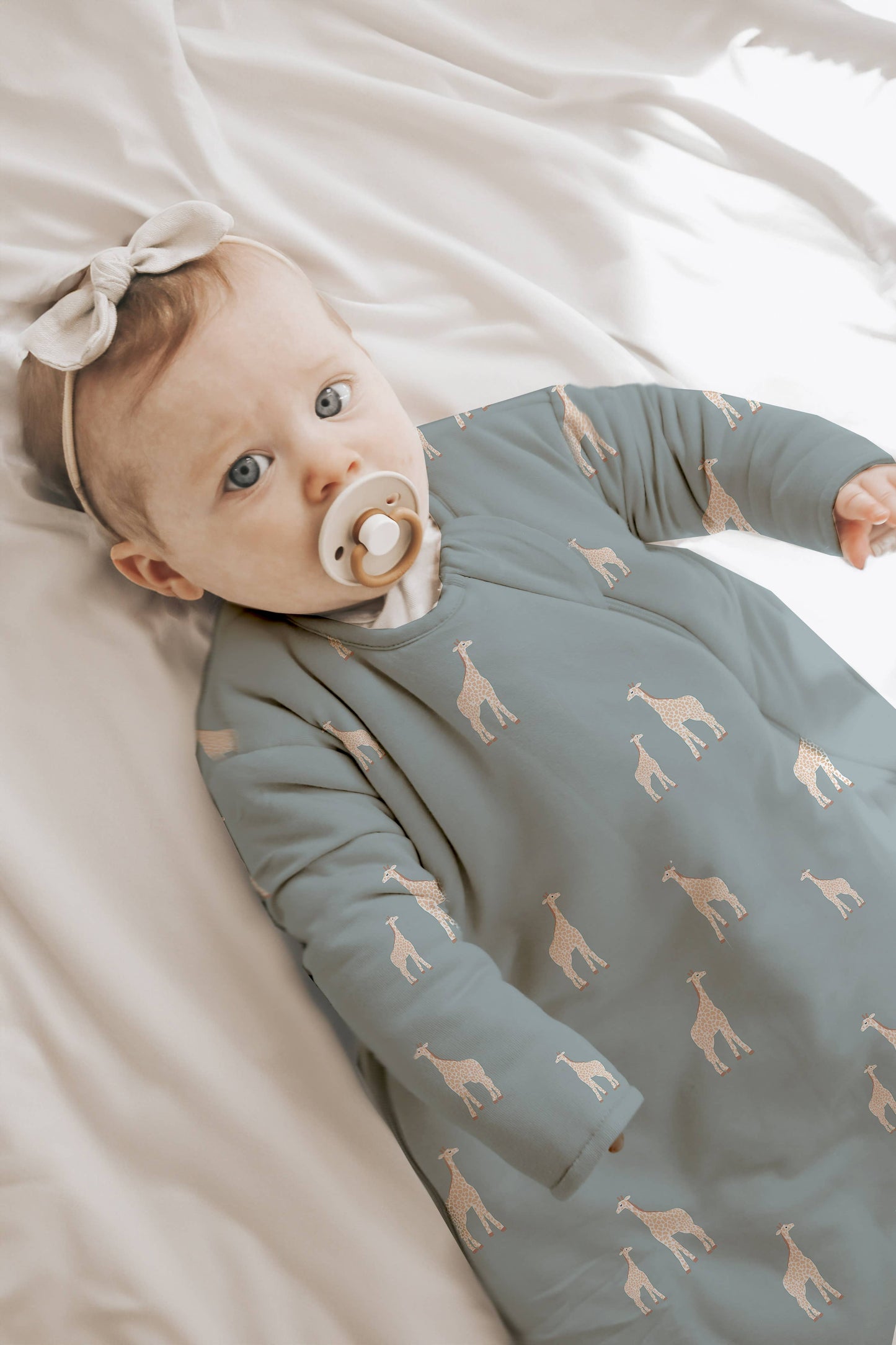 gunamuna - LONG SLEEVE SLEEP BAG : Goose / 18-24M / 2.6