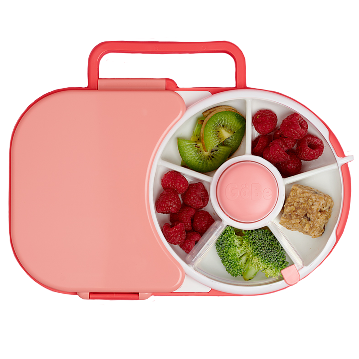 GöBe Kids - GoBe Kids Lunchbox with Snack Spinner: Blueberry Blue