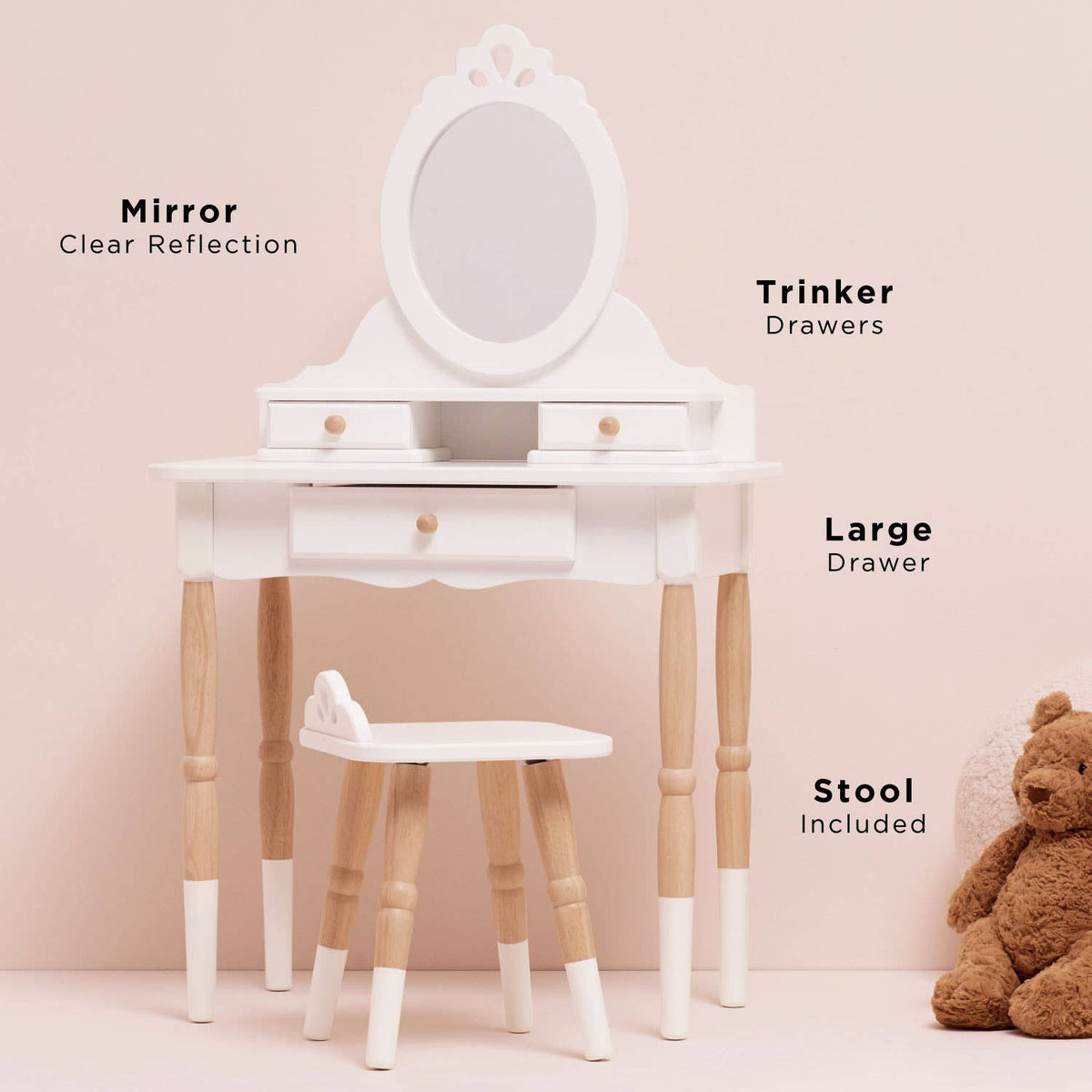 Le Toy Van, Inc. - Dressing-up Vanity Table & Stool