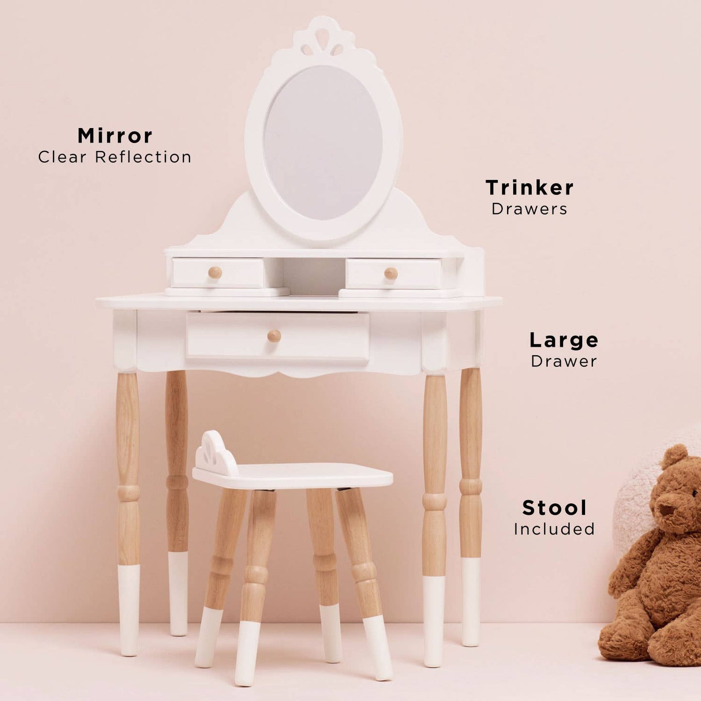 Le Toy Van, Inc. - Dressing-up Vanity Table & Stool