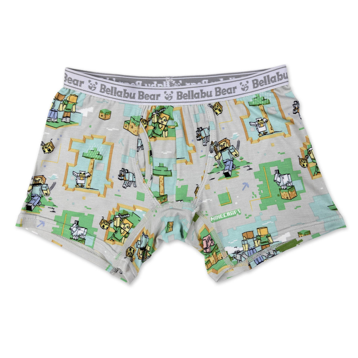 Bellabu Bear - Minecraft Boxer Brief Underwear 3-Pack: 6/7Y