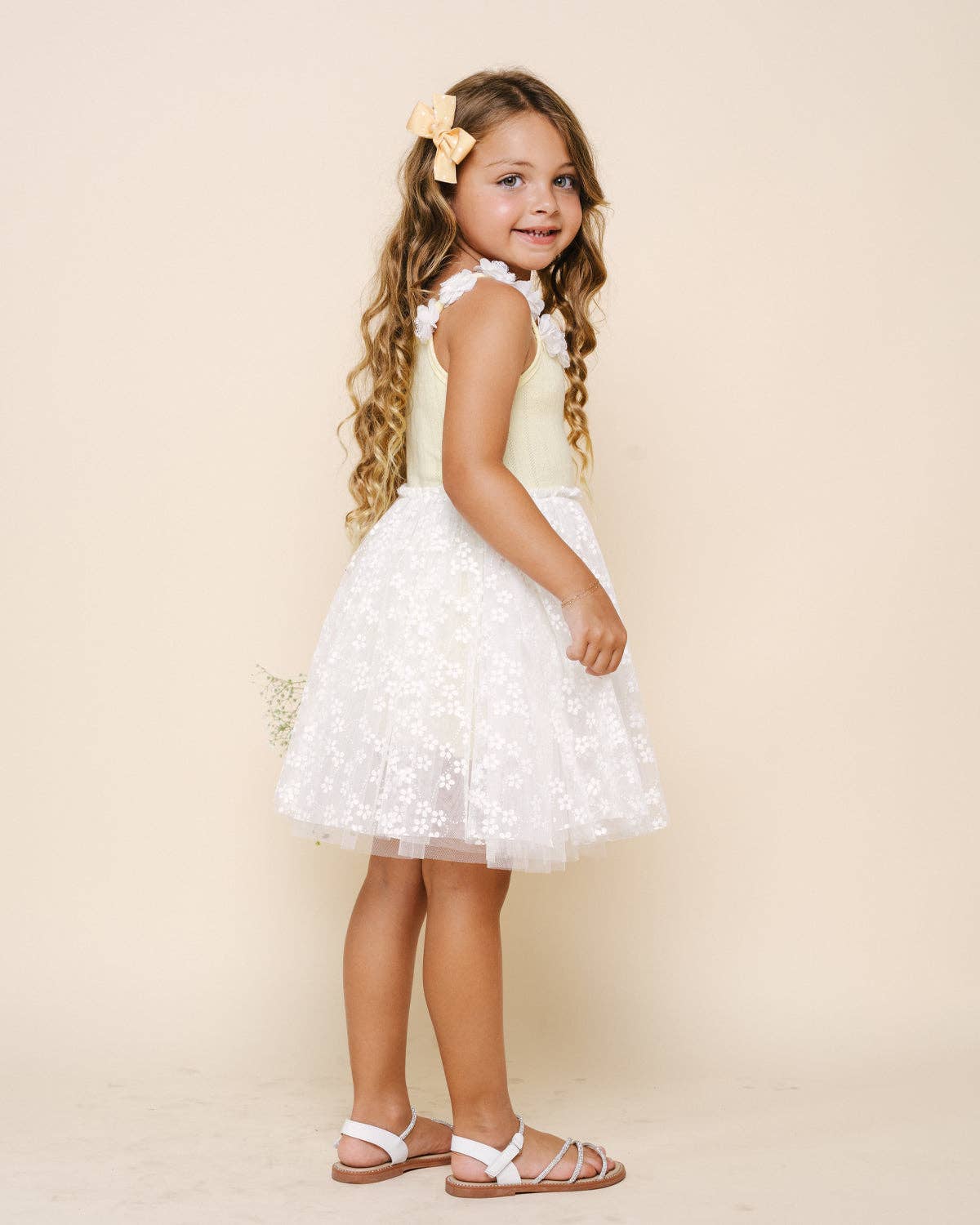 Petite Hailey - Eden Flower Tutu: Yellow / 5