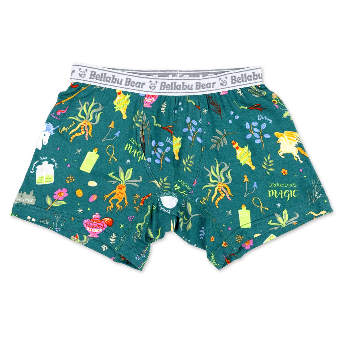 Bellabu Bear - Harry Potter House Pride Bamboo Brief Boxer Underwear 3-Pack: 2/3T