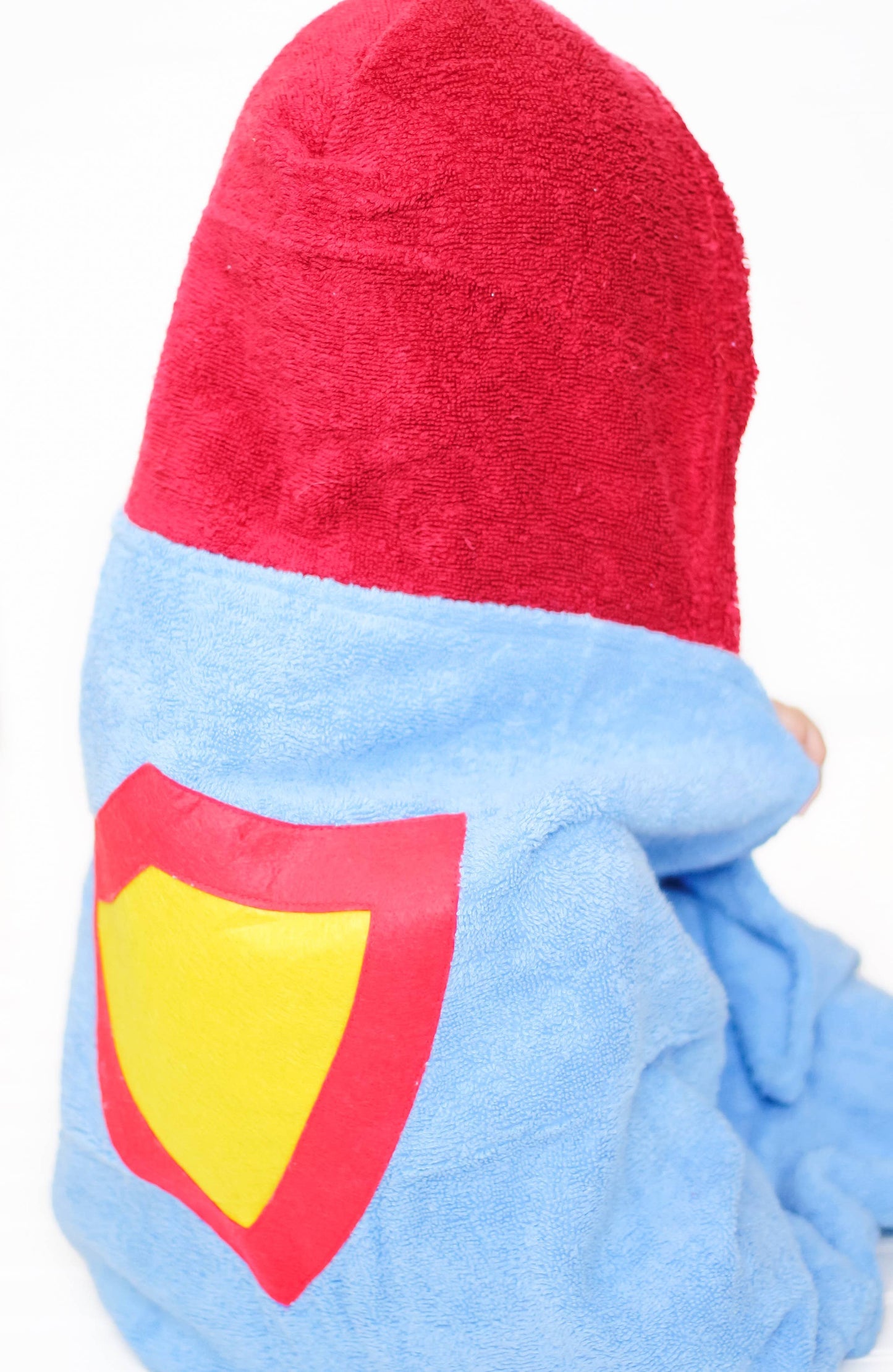 Yikes Twins - Superhero Hooded Towel for toddlers ages 2 to 8 years old