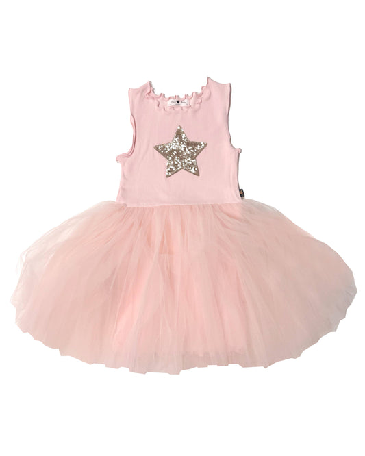Petite Hailey - PH Star Tutu Dress: Peach / 3