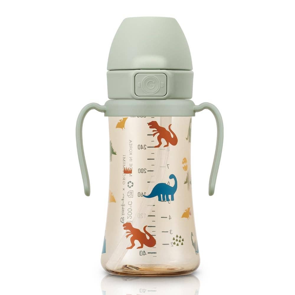 Grosmimi (zezebaebae) - Grosmimi PPSU Straw Cup with Flip Top - 10oz (300ml) Stage 2 Straw: Air Balloon