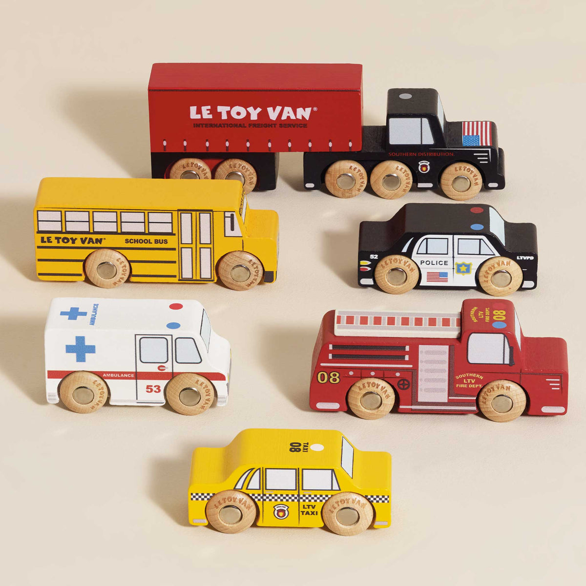 Le Toy Van, Inc. - American Wooden Car Set