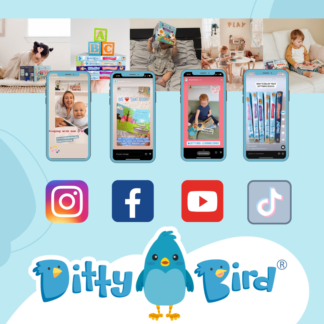 Ditty Bird - Ditty Bird First Sensory Book Montessori Method Cute Animals