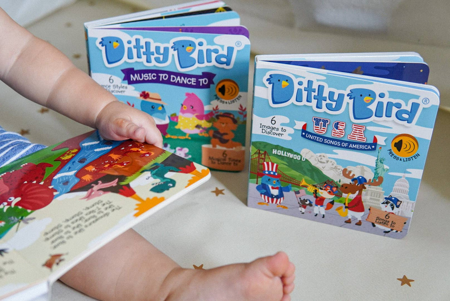 Ditty Bird - Ditty Bird Sound Book 4th July Gift: United songs of America