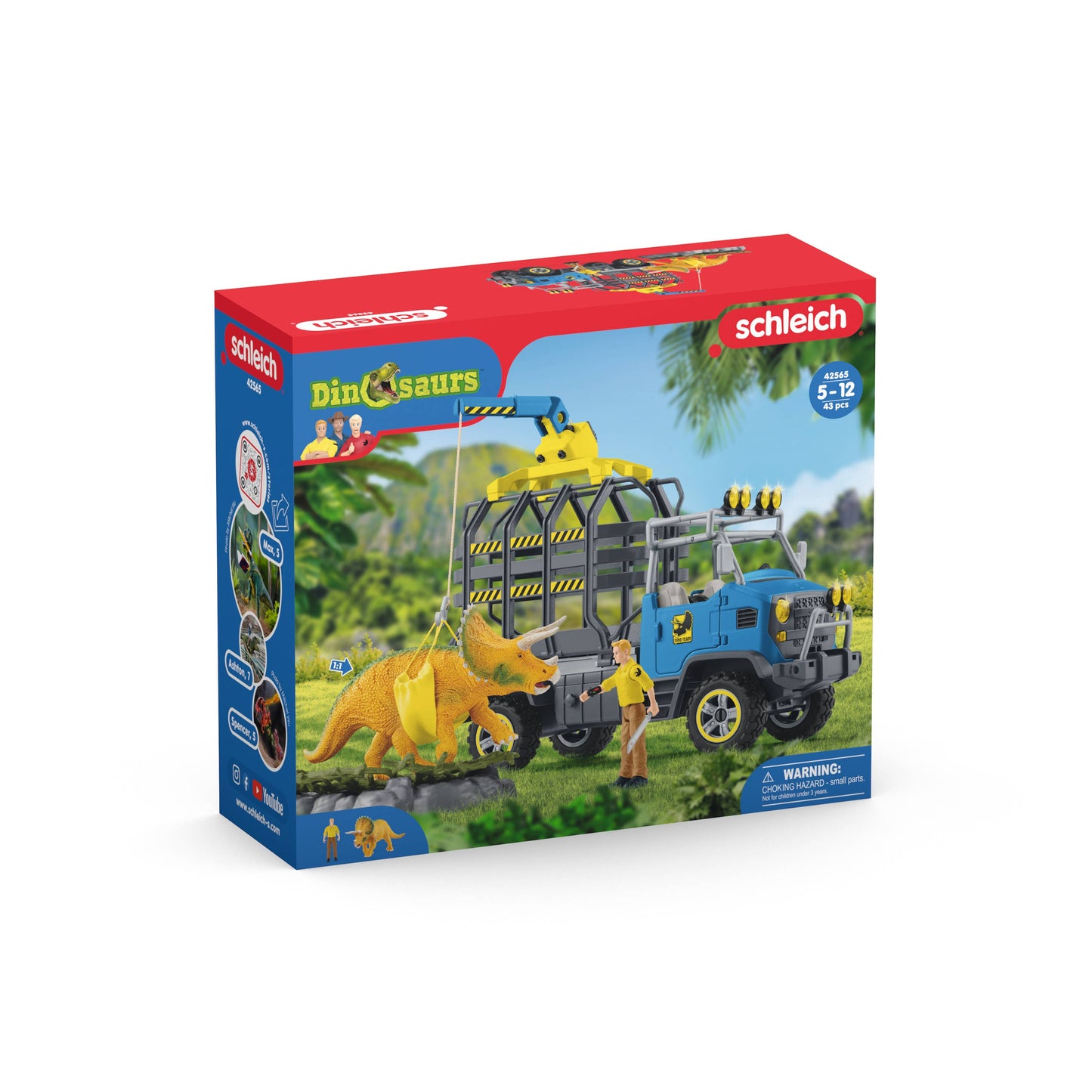 Schleich - Dino Transport Mission Dinosaur Playset