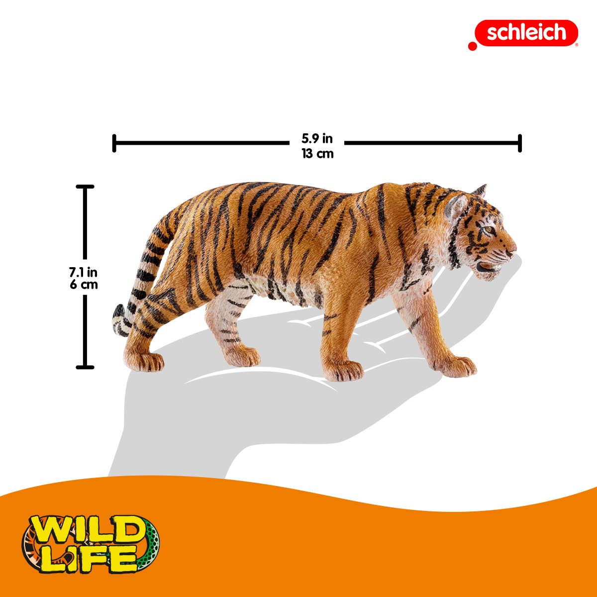 Schleich - Tiger Male Safari Animal Toy