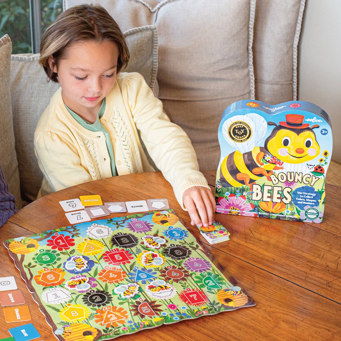 eeBoo - Bouncy Bees Shaped Game