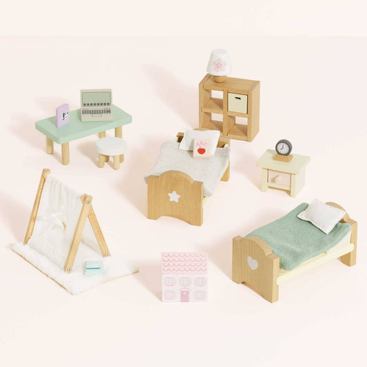Le Toy Van, Inc. - Wooden Dolls House Child's Bedroom Furniture