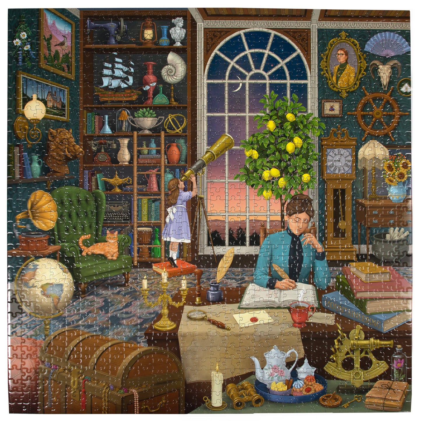 eeBoo - Alchemist's Library 1000 Piece Square Puzzle