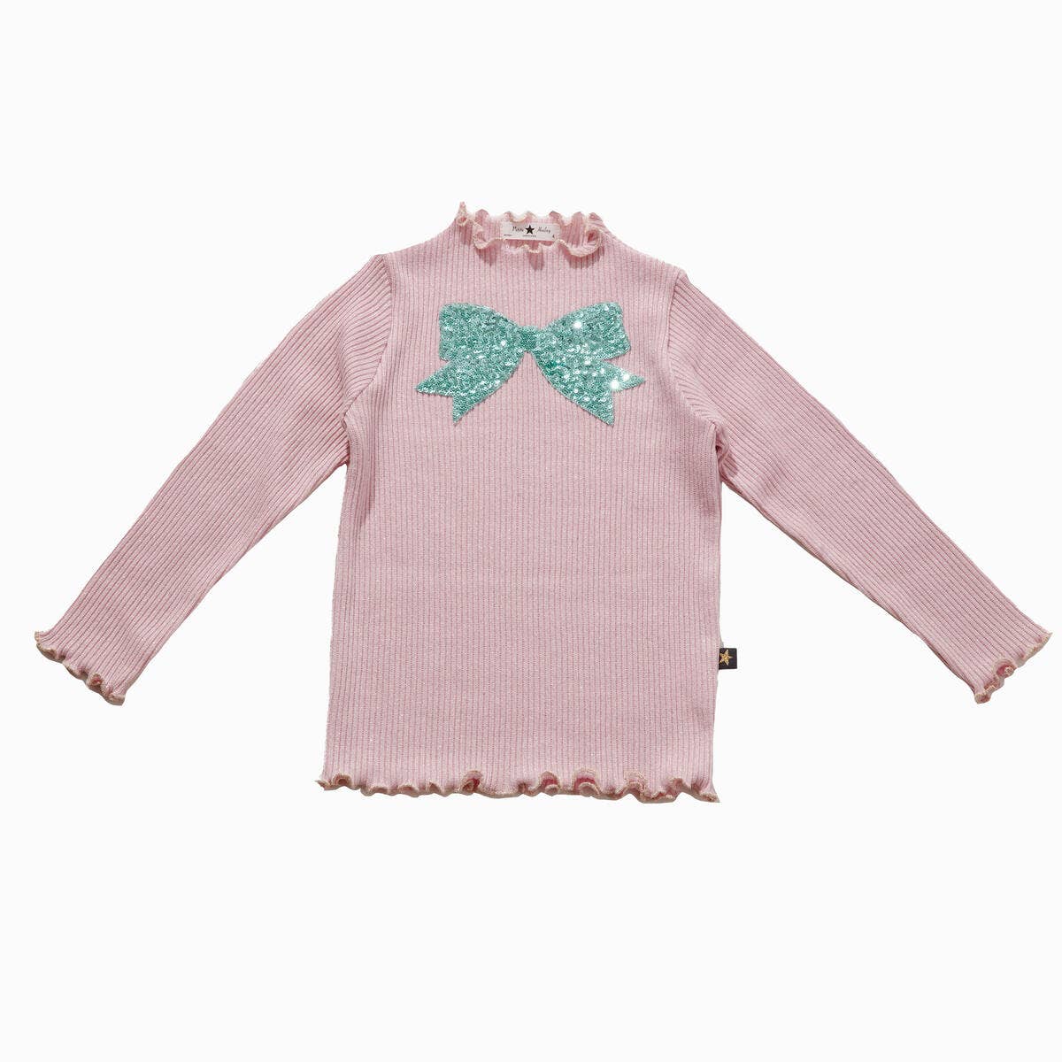 Petite Hailey - Bow Metallic Set: Silver / 4