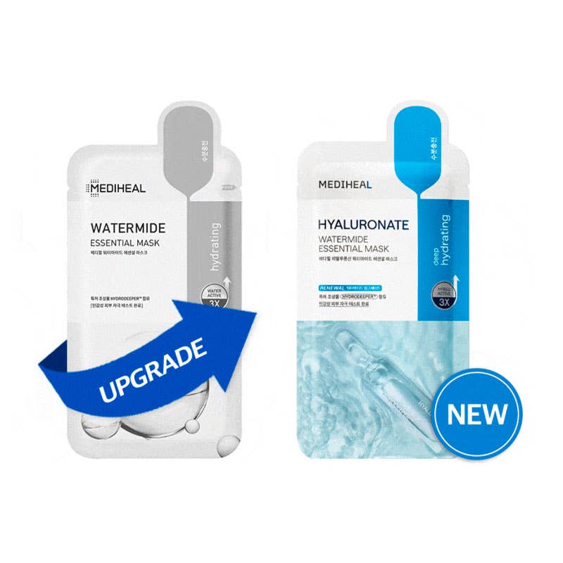 Exod International - Mediheal Hyaluronate Watermide Essential Mask 24ml: 1 BOX / 10 PCS