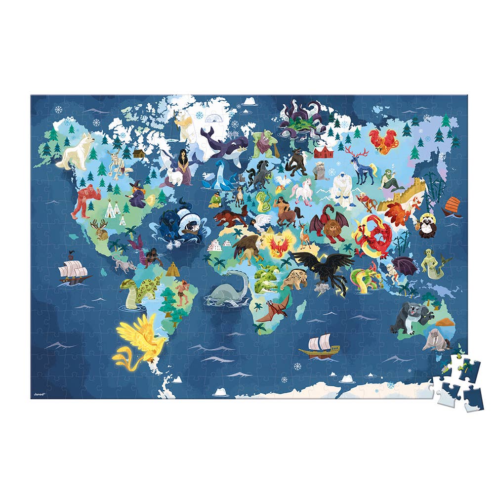 Janod - Educational Puzzle | Myths & Legends | 350 Pcs