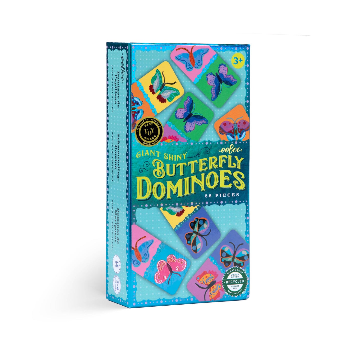 eeBoo - Butterfly Giant Shiny Dominoes