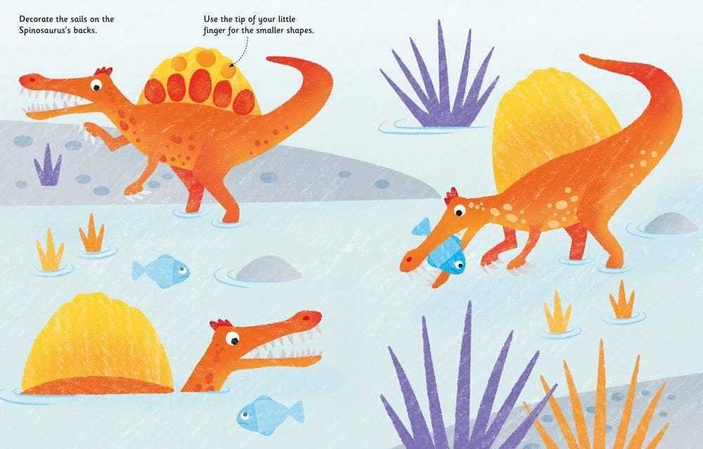 HarperCollins - Fingerprint Activities Dinosaurs : Usborne