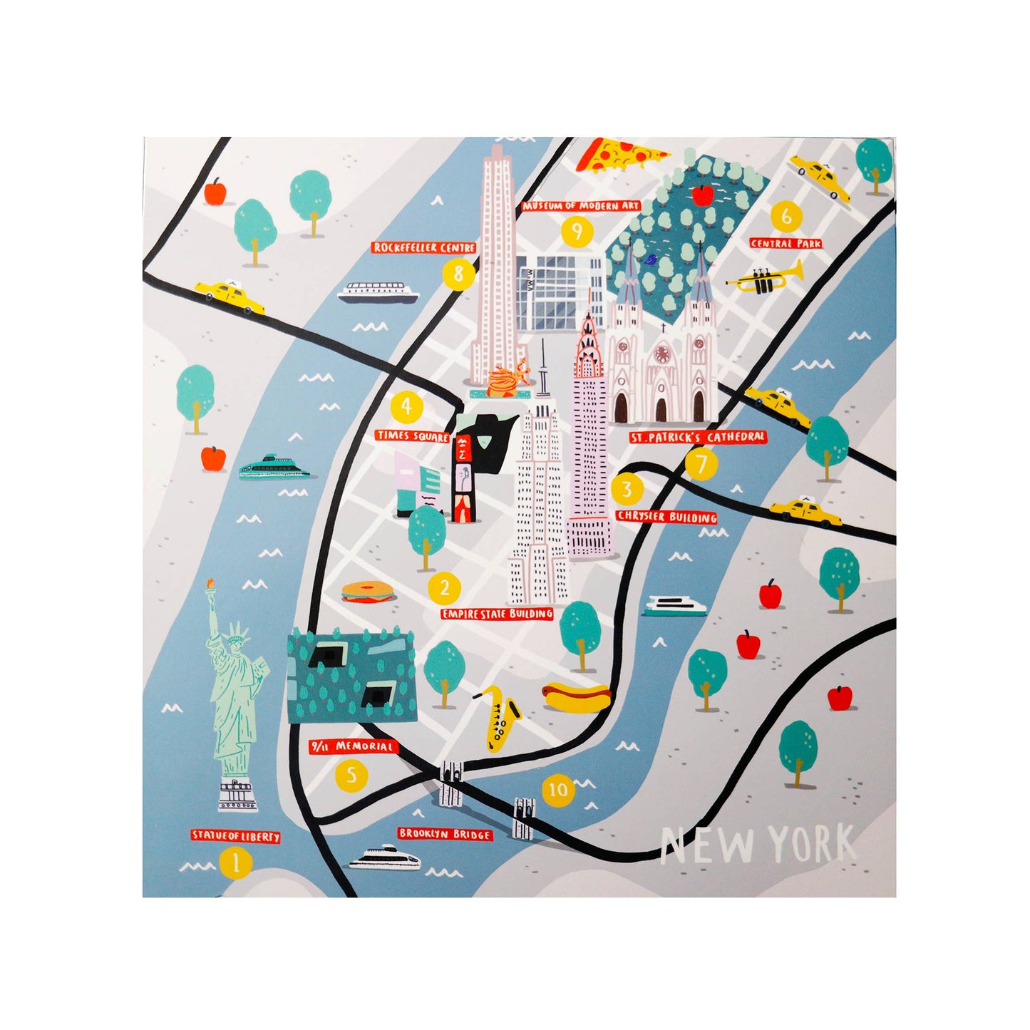 Jaq Jaq Bird - Cities of Wonder Sticker Activity Set - New York