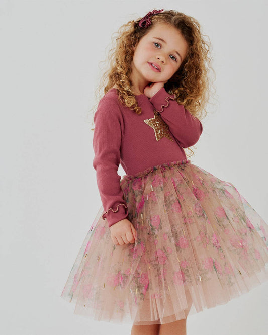 Petite Hailey - Rose Star Tutu: Rose / 3