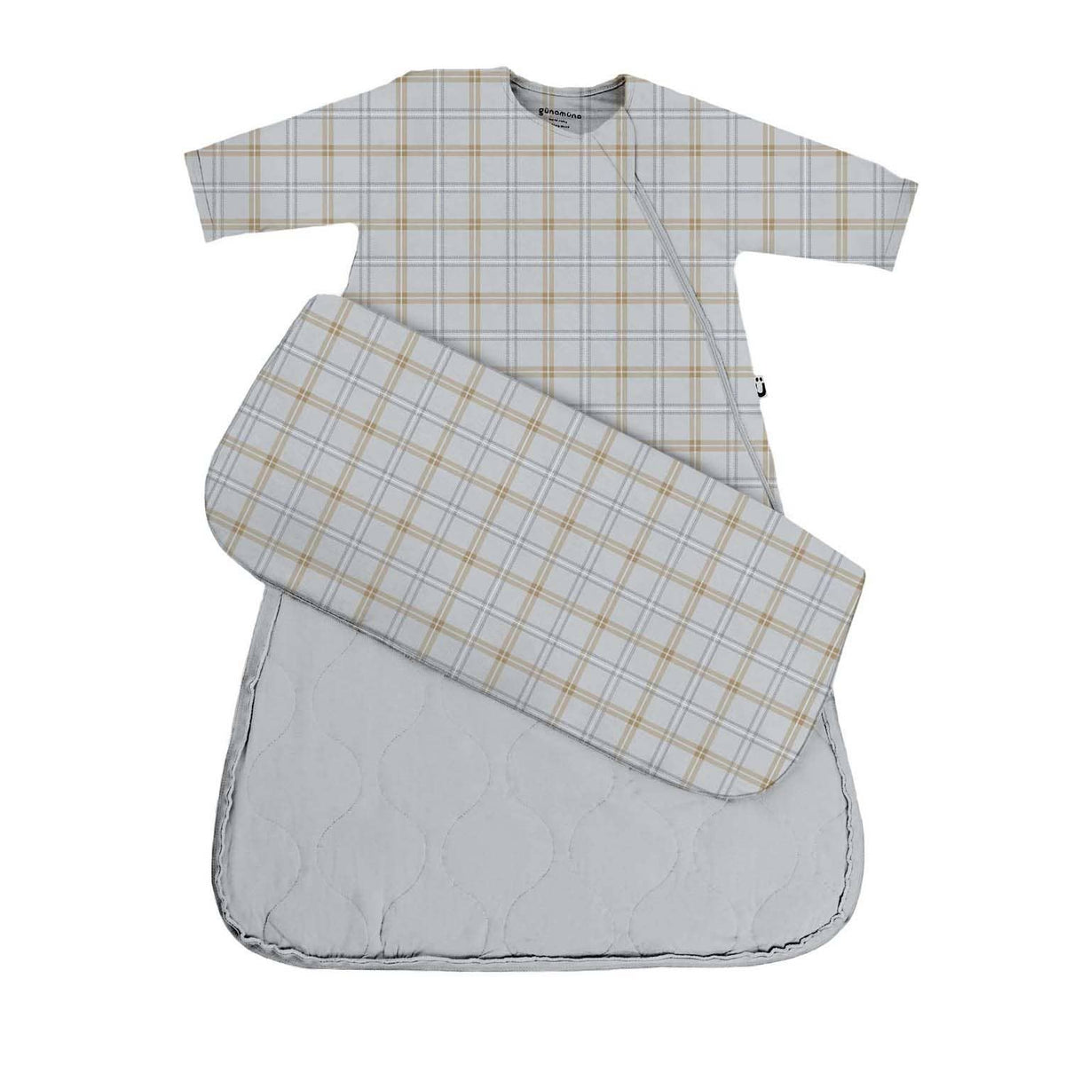 gunamuna - FW26 Long Sleeve Sleep Sack 1.0: Moose / 24-36m