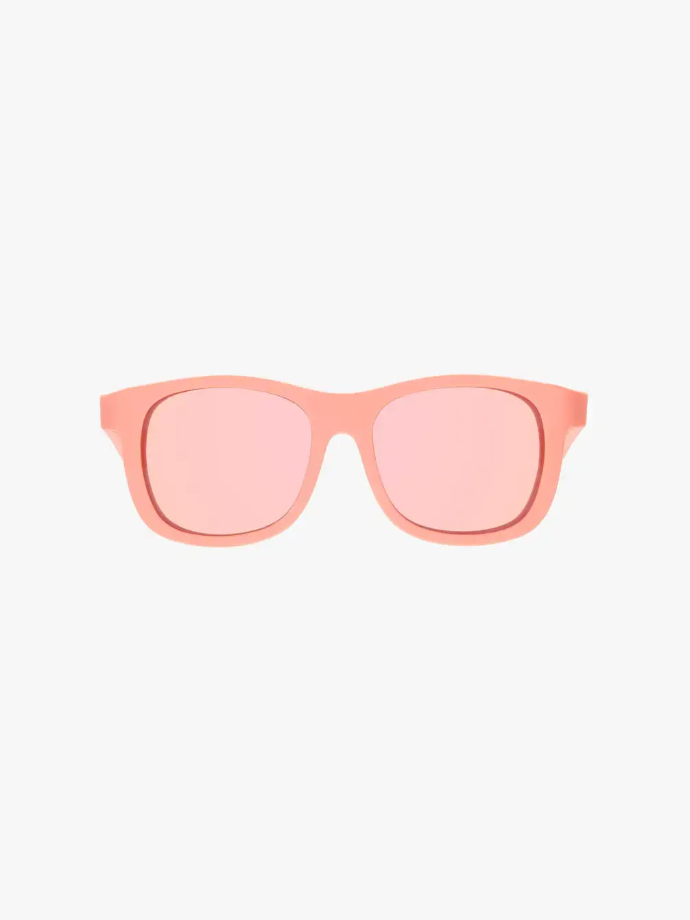 Babiators - Polarized Kid and Baby Navigator Sunglasses (Award Winning): Ages 6+ / Perfectly Papaya | Peach Mirrored Lens