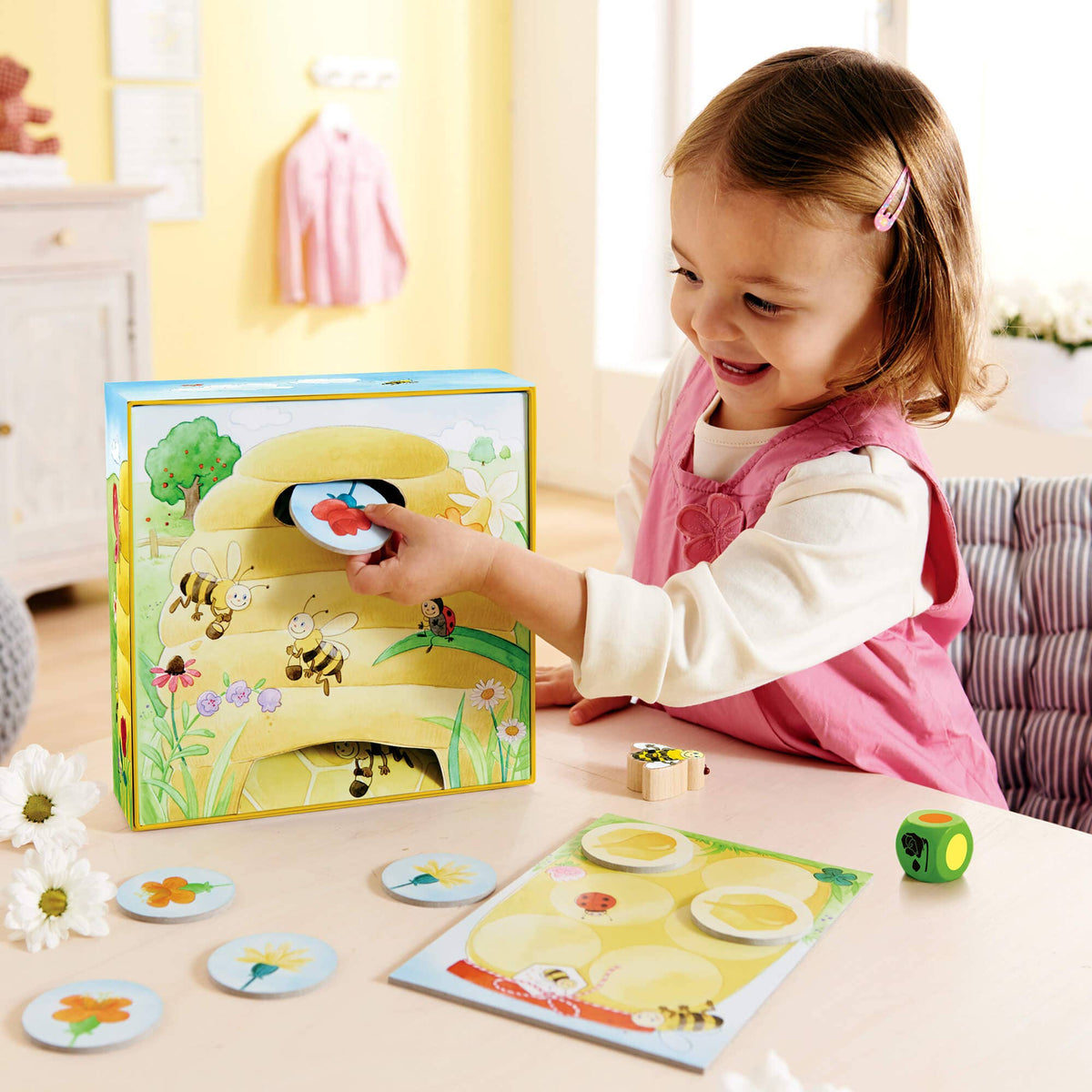 HABA USA - My Very First Games – Hanna Honeybee Early Learning Game