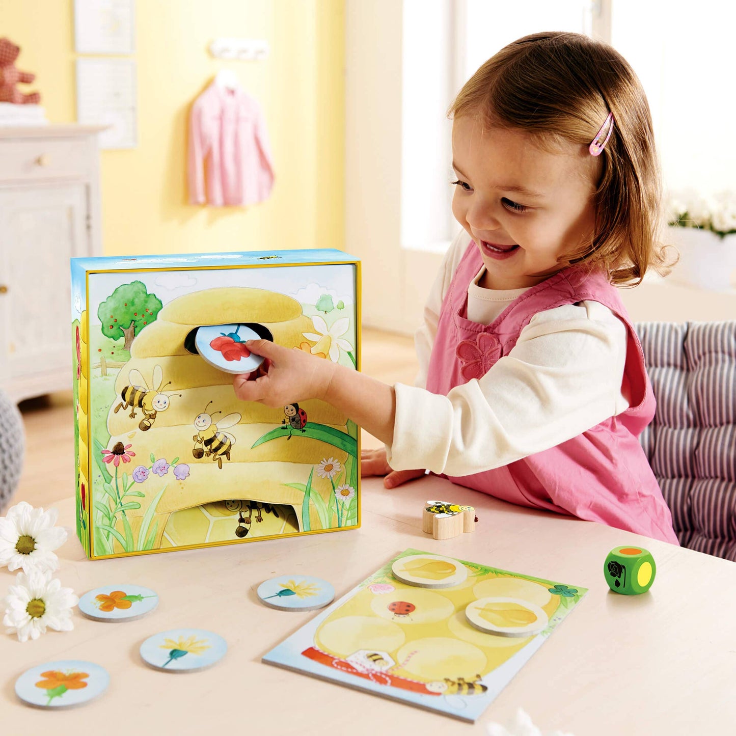 HABA USA - My Very First Games – Hanna Honeybee Early Learning Game