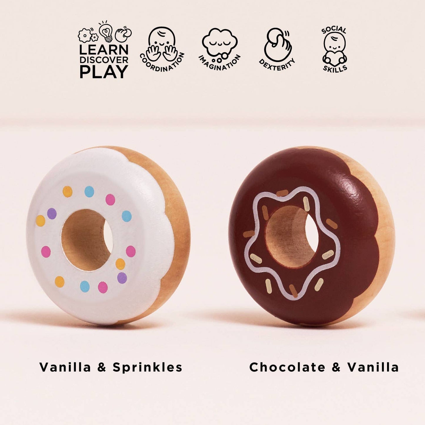 Le Toy Van, Inc. - Wooden Donut Play Food Set