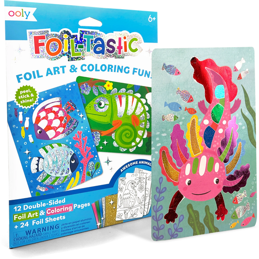 OOLY - Foil-tastic Foil Art Kit: Awesome Animals